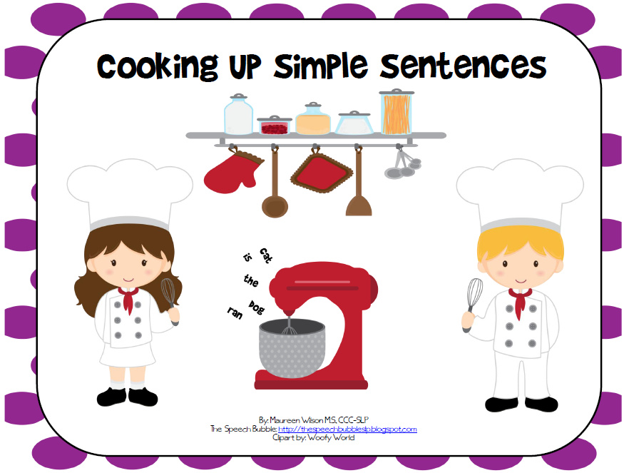 Cooking Up Simple Sentences with the Speech Bubble